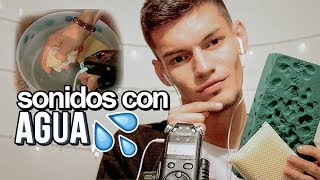 SONIDOS RELAJANTES PARA DORMIR con agua esponja foam 😴 ASMR Español [upl. by Sibella]