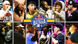 TODOS LOS 16 CLASIFICADOS  FINAL NACIONAL RED BULL BATALLA COLOMBIA 2024 [upl. by Idnal]