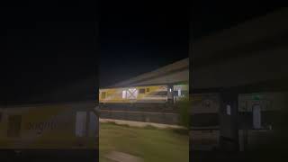 Racing with the Brightline Thrilling Train Crossing at Orlando International Airport 🚞🚅 [upl. by Eitsyrc158]