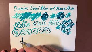 Diamine Steel blue [upl. by Ennyroc]