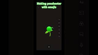 Peashooter with emojis plantsvszombies [upl. by Jr284]