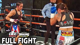 AMANDA SERRANO vs DANIELA BERMUDEZ  RAW FULL HD FIGHT  BOXING WORLD [upl. by Kcirddot71]