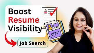 5 Tips to Boost Resume Visibility for ATS and Humans  Increase Interview Chances [upl. by Kcirderfla750]