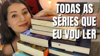 TODAS AS SÉRIES DE LIVROS QUE EU VOU LER  Patricia Lima [upl. by Goles]