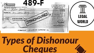 Most Common Types of Dishonour Cheques Bounce [upl. by Amerd]