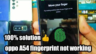 oppo A54 fingerprint sensor not working [upl. by Opiuuk]