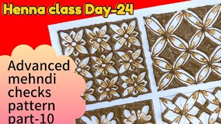 Latest advanced mehndi checks patternsStep by step Mehndi grids tutorial rekhaorganichenna [upl. by Theobald189]