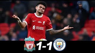 Liverpool empata contra el Manchester City  1  1   Luis Diaz Partidazo  Premier league [upl. by Anol34]