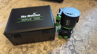 What’s in the box Sky watcher wave 100i unboxing ￼ [upl. by Crescint336]