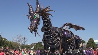 FESTIVAL OF FANTASY Parade Debut  Magic Kingdom Disney World  FRONT amp SIDE VIEWS [upl. by Azyl315]