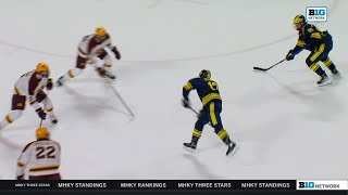 Top Shots and Goals of the Game  Minnesota at Michigan  Big Ten Hockey  03012024 [upl. by Graehl]