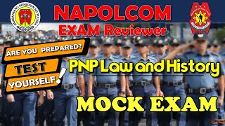 NAPOLCOM Exam Reviewer  PNP Law and History  Mock Exam napolcomreviewer [upl. by Nnylekoorb]