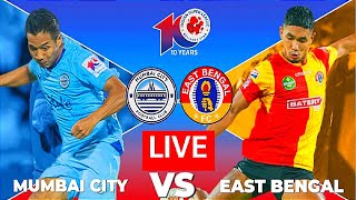 MUMBAI CITY VS EAST BENGAL  ISL 202425 MATCH  FULL MATCH TODAY  EFOOTBALL SIMULATION [upl. by Romilda834]