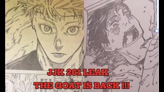 JJK 261 LEAK THE GOAT IS BACKKK In a weird way [upl. by Abshier]