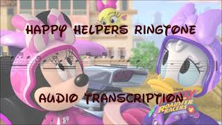 Mickey and the Roadster Racers Happy Helpers Ringtone  audio transcription [upl. by Barn]