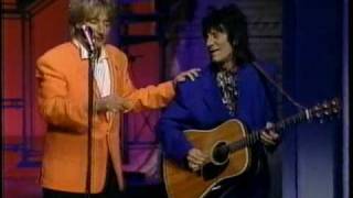 Rod Stewart sings Maggie May live on Letterman 1993 [upl. by Hanny]