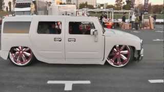 Bagged HUMMER H2 SLAMMED on 30inch 「fairytale」3 ハマーH2 着地 [upl. by Aihseit727]