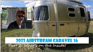 How to operate the Airstream 2023 Caravel 16 Trailer Part 2  Whats on the Inside [upl. by Dolly489]