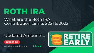 Maximum Roth IRA Contribution Limits for 2021 amp 2022 [upl. by Eceryt527]