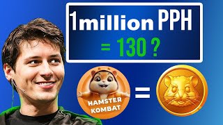 How Much Can 1 Million PPH Earn in the Hamster Kombat Airdrop [upl. by Dasa85]