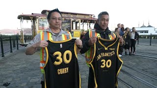 Warriors unveil new City Edition jerseys inspired by 150th anniversary of SF cable cars [upl. by Yznil]