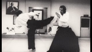 Aikido and its defense from kicks [upl. by Lehcnom]