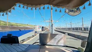 FolkestoneCalais Eurotunnel boarding on the train [upl. by Llechtim77]