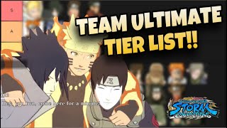 Ranking ALL TEAM Ultimates in Naruto Storm Connections  Tier List [upl. by Enellek]