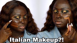 Dark Skin Girl Tries An Italian Makeup Brand  FULL FACE OF NABLA COSMETICS THIS IS WILD 😜  OHEMAA [upl. by Linder]