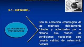 VIDEOCAST  LOS DOCUMENTOS NOTARIALES [upl. by Otanod911]