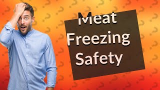 How many times is it safe to freeze meat [upl. by Eladal]