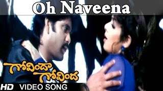 Govinda Govinda Movie  Oh Naveena Video Song  Nagarjuna Sridevi [upl. by Anerehs336]