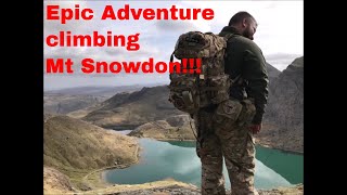 Climbing Mount Snowdon ascending the PYG track and descending the Miners path [upl. by Garlaand249]