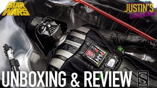 Darth Vader Return of the Jedi Sideshow Collectibles Unboxing amp Review [upl. by Naloj528]