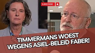 Prachtig Timmermans W0EST wegens strengste asielbeleid OOIT van PVVminister Faber [upl. by Enilarac]