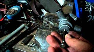 Disassembling mercedes benz Auxiliary Air Valve AKA Air Slide Valve Part 1 [upl. by Amre986]