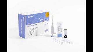 Bioeasy Aflatoxin M1 Quantitative Rapid Test for Milk 15150 ppt  YRM1004D2 [upl. by Tarrel]