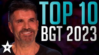 Britains Got Talent 2023 Top 10 BEST Auditions So Far [upl. by Enerod]