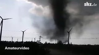 Amateurvideo Tornado in Schleswig [upl. by Currie]