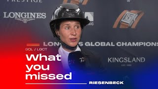 Katrin Eckermann Interview LGCT Grand Prix Riesenbeck 2024 [upl. by Eiramac]