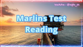 Marlins Test For Seafarer  Reading [upl. by Langston]