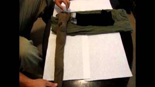 Bug Out Bag  Packing Clothes US Marine Style [upl. by Corly]