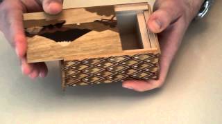 Rare 4Sun 14 moves Japanese Puzzle Box [upl. by Eillek87]