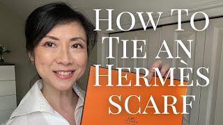 How To Tie An Hermes Silk Scarf [upl. by Hepzi997]