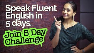 How to speak Fluent English in 5 days  Learn 1 Easy Trick for speaking fluently with Meera [upl. by Fax]