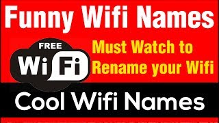 Funny Wifi Names  Cool Wifi Names  Interesting Wifi Names  Wifi Funny  Hilarious Wifi Names [upl. by Whorton774]