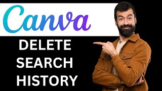 How To Delete Search History In Canva Step By Step [upl. by Yrallih]