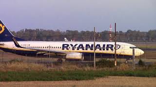 B737800 Ryanair  Rullaggio e decollo da Catania Int Airport CTALICC [upl. by Eelek]