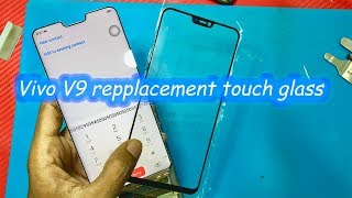 Vivo v9 touch glass replacement [upl. by Elletse805]