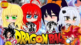 The High School DxD girls react to Goku °🇪🇸🇺🇸° [upl. by Atinor]